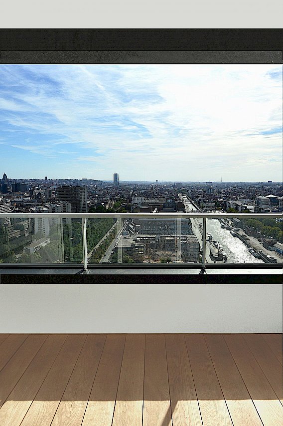 Inrichting appartement up-site toren Brussel