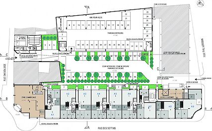 Woonproject 9 appartementen en 60 loften 