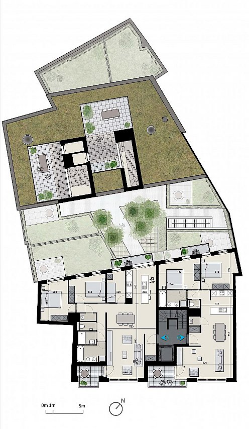 Woonproject 12 appartementen Gent