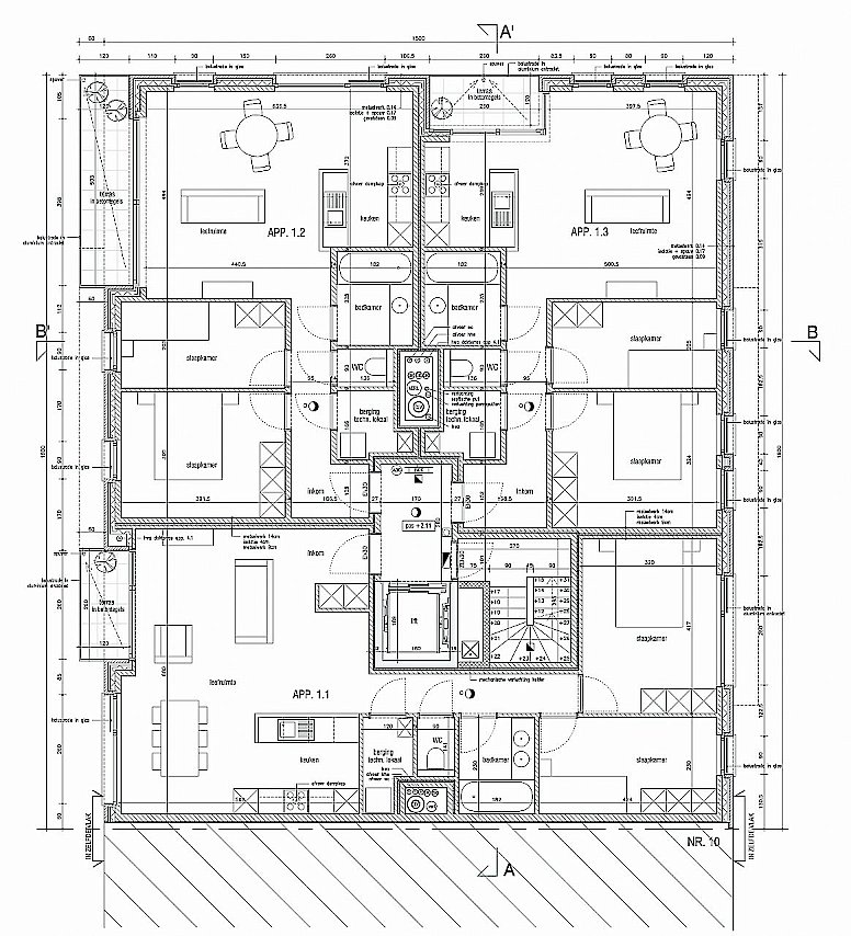 Woonproject 12 appartementen Zellik