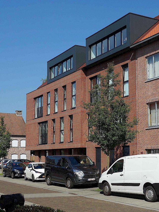 Woonproject 10 appartementen Schoten