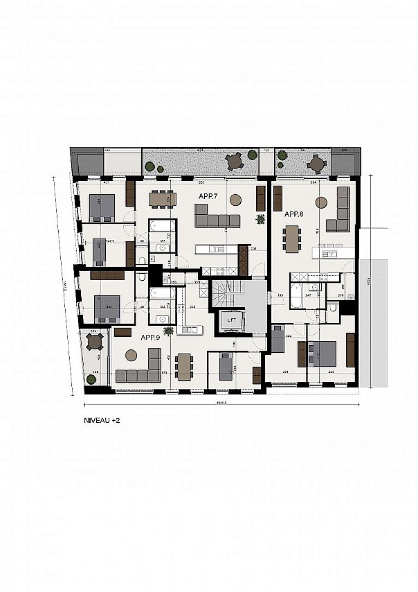 Woonproject 10 appartementen Schoten