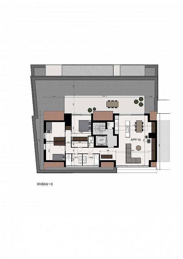 Woonproject 10 appartementen Schoten