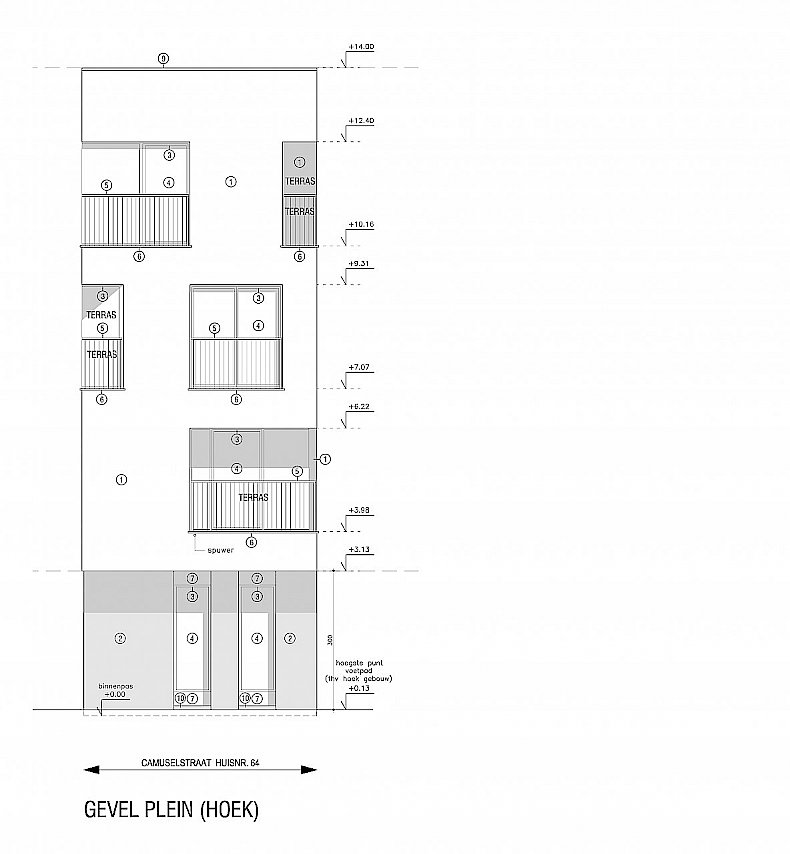 Woonproject 4 appartementen Brussel