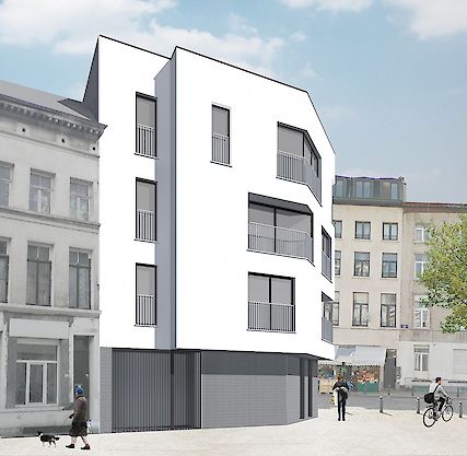 Woonproject 4 appartementen Brussel