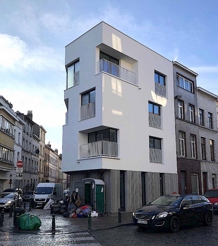 Woonproject 4 appartementen Brussel