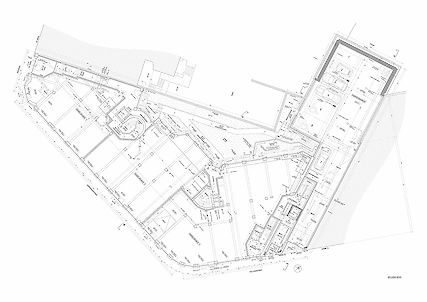 Verbouwing en uitbreiding kantoorgebouw tot handelsruimten en 64 appartementen Brussel