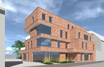 woonproject met 6 appartementen en handelsruimte WOLVERTEM