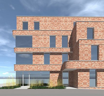 woonproject met 6 appartementen en handelsruimte WOLVERTEM