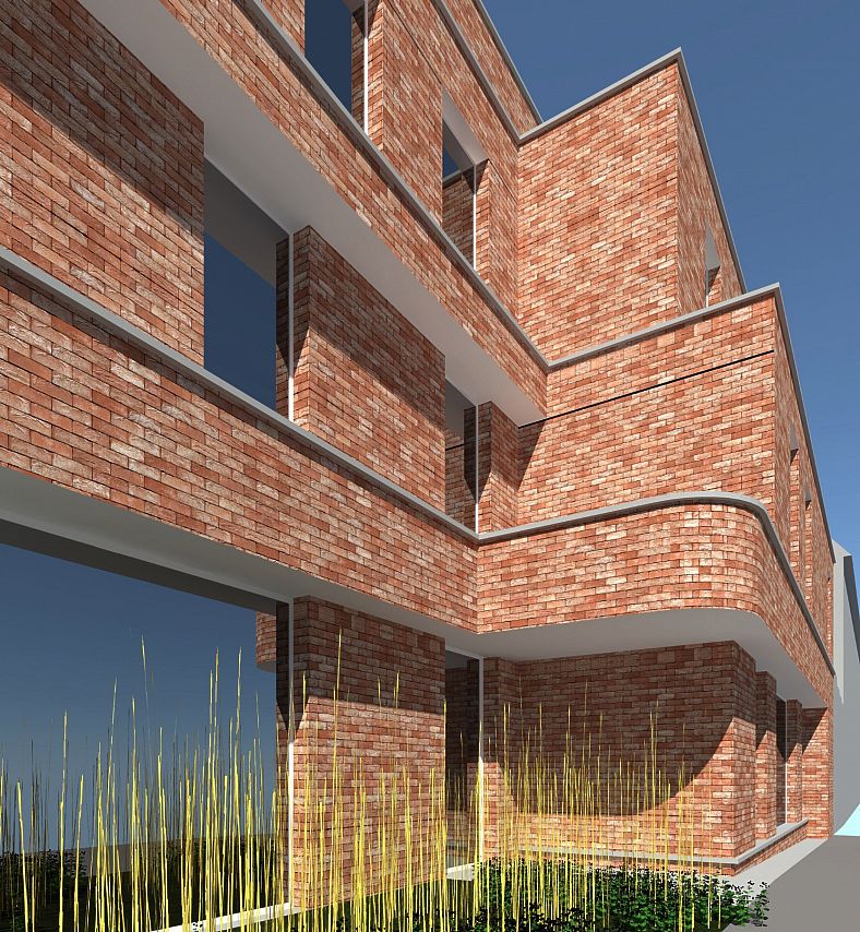 woonproject met 6 appartementen en handelsruimte WOLVERTEM