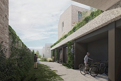 handelsgelijkvloers met 6 appartementen en 7 woningen vilvoorde