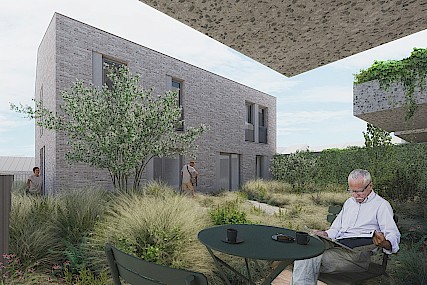 handelsgelijkvloers met 6 appartementen en 7 woningen vilvoorde