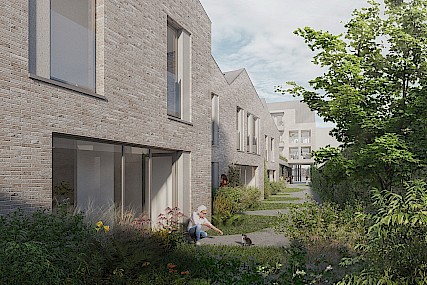 handelsgelijkvloers met 6 appartementen en 7 woningen vilvoorde