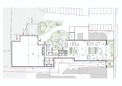 kantoorgebouw met toonzaal en magazijn Sint-Genesius-Rode