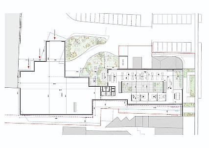 kantoorgebouw met toonzaal en magazijn Sint-Genesius-Rode